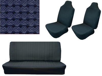 Seat upholstery blue set 8.69-7.72
